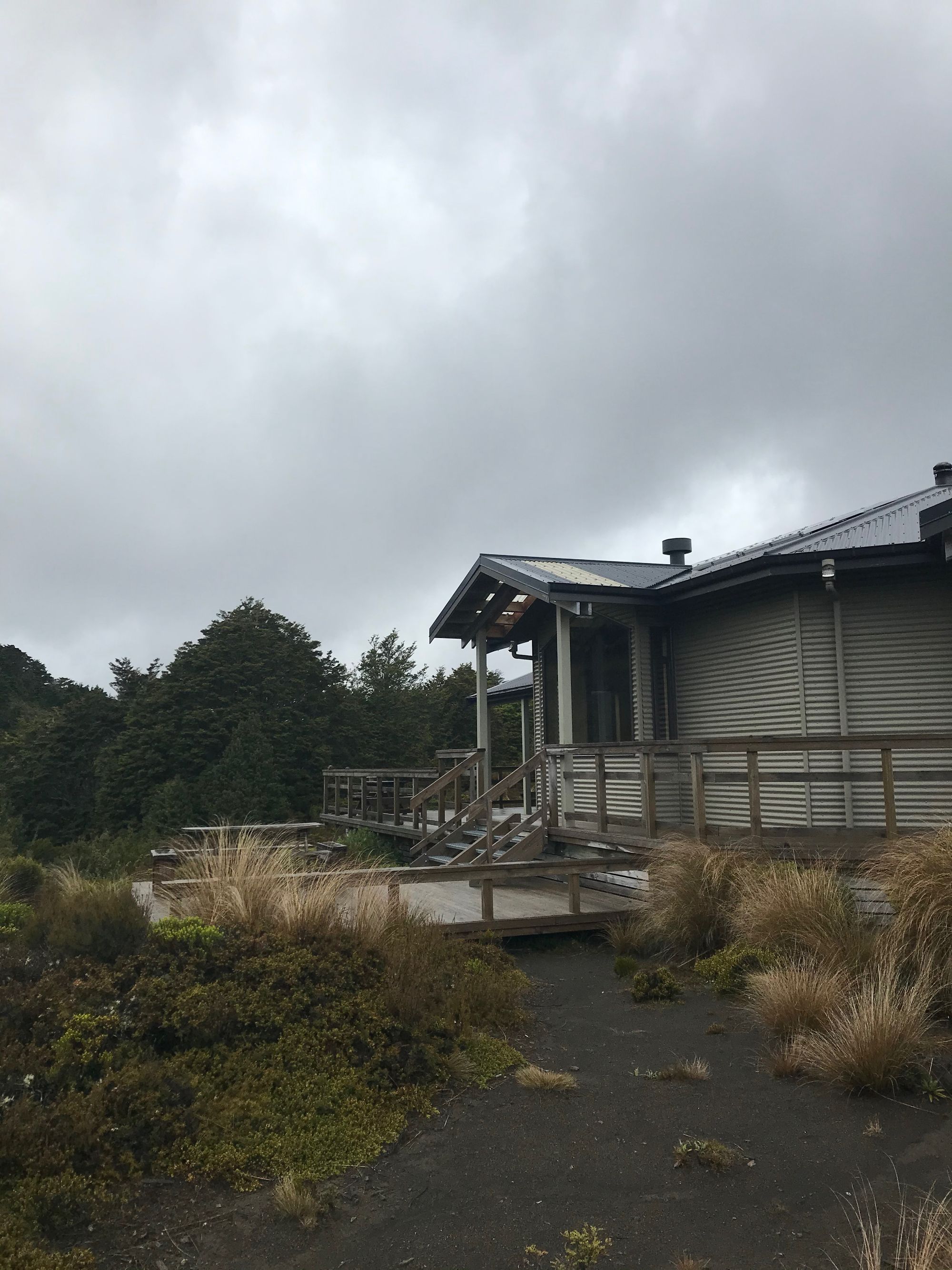 Le Tongariro sous la pluie